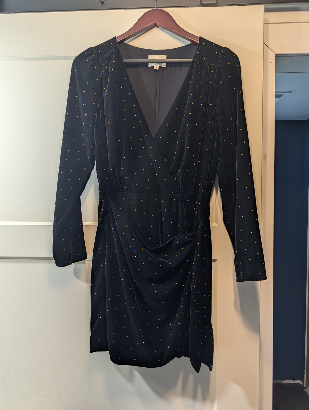 Sezane Noemia Dress Black - Size 4